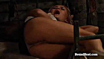 Sophie's master brutally trains her into a submissive sex slave