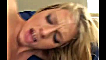 Blonde gets drilled by massive cock