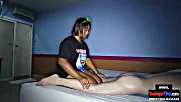 Thai masseuse provides explicit genital stimulation