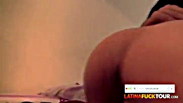 Latina cheats on husband with hung dude due to wager