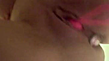 Anna plays with vaginal dildos and anal plug