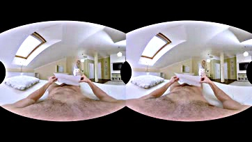 Virtual reality sex scene features anal and squirting