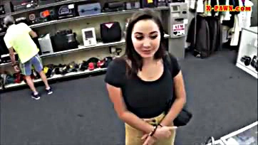 Coed exposes breasts at pawn shop for cash