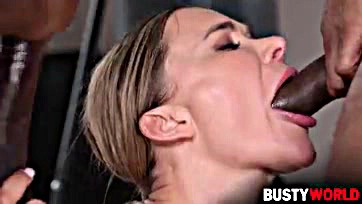 Venera gets BBC pounded during boxing lesson break