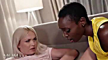 Lesbian couple has intense, explicit, and frightening sex