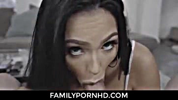 Vivianne gets double-penetrated by hubby and stepson on birthday