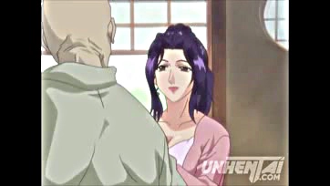 Old dude bangs hot mom-in-law in explicit hentai scene