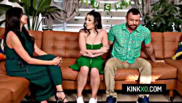 St. Patrick's Day orgy with stepfamily and sex toys