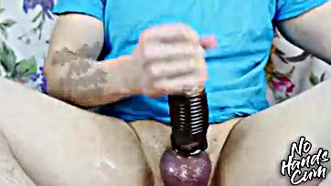 Man gets intense solo pleasure without manual stimulation