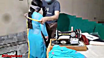 Indian housewife gets brutally screwed by a tailor