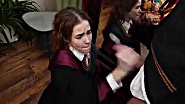 Hermione blew Harry in a cheating affair