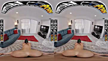 Fucking stepmom does chores in virtual reality