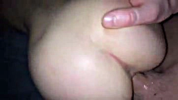 Student gets creampie after intense POV sex session