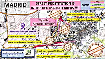 Madrid's red-light scene features sex workers and brothels