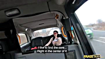 Fake taxi chick gets massive cock in her vagina