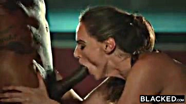 Tori Black gets double-pumped by two big black cocks