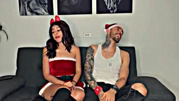 Mell Blanco's Christmas sex romp gets messy