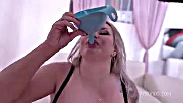 Jarushka Ross in interracial deepthroat and anal sex