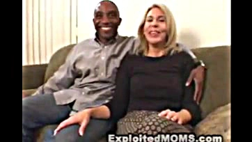 Mom takes on massive black cock in interracial sex