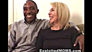 Mom takes on massive black cock in interracial sex