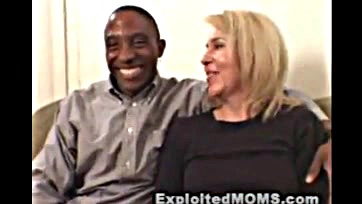 Mom takes on massive black cock in interracial sex