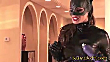 Four women get naughty at Batman's sex party