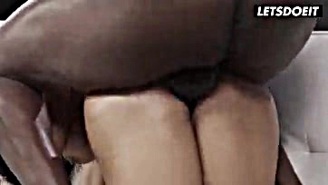 Canal anal gets brutal BBC pounding until messy squirt