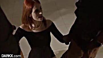 Redhead gets pounded by two BBCs without consent