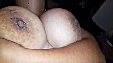 She loves showing off her hairy bush with cum inside