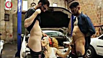 Argentine punk chick gets screwed by two dudes