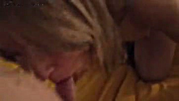 College student gets creampied by old teacher after party