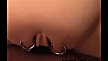 A guy wanks big cock in erection ring