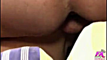 Orgasmic creampie drips juicy cum in ecstasy