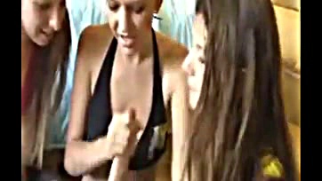 Three girls deliver mind-blowing, expertly executed oral sex