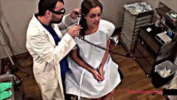 Katie gets a gynecological exam on hidden cameras