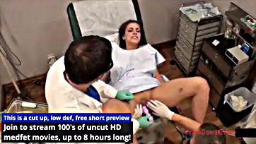 Katie gets a gynecological exam on hidden cameras