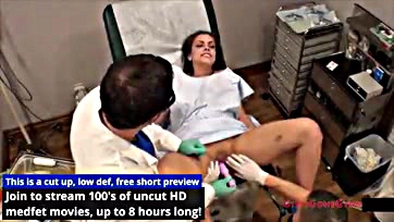 Katie gets a gynecological exam on hidden cameras