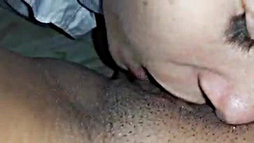 Doctor watches lesbian nurse perform explicit oral sex