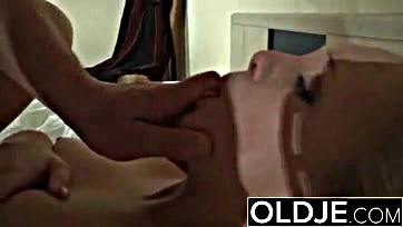 Young woman has rough sex and receives a cumshot