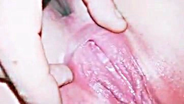 Girl gets creampied, fingered, and fed before deep sex