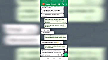 We ended up having sex after a WhatsApp chat