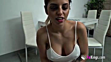 Susy gives a blow job and sucks dick