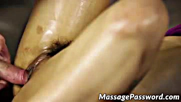 Gina's hairy vagina gets brutally smashed