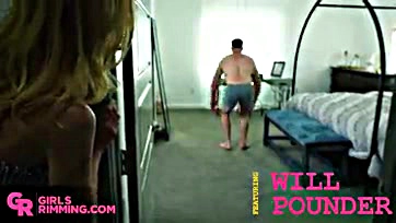 Hot Chloe Cherry rims sloppy with Will Pounder