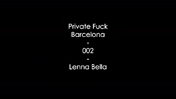 Lenna Bella gets anal creampie in Barcelona