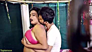 Indian housewife has hot and steamy sex