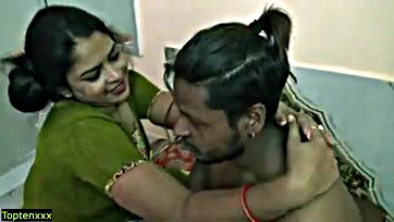 Desperate bhabhi gets brutally screwed by horny village stud