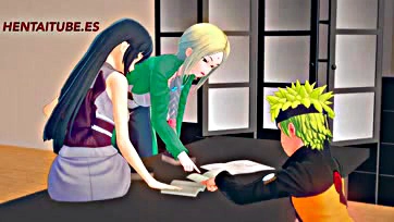 Naruto has explicit sex under table with Sakura