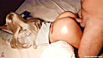 Blonde gets blown and fucked in 4K ultra HD