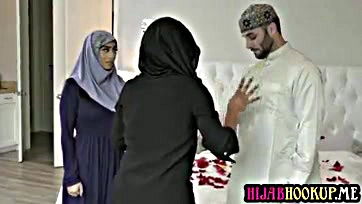 Desperate Arab wife Violet gets knocked up under duress